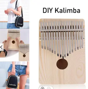 Kalimba diy 17 키 Kalimba 손가락 엄지 피아노 kalimba 액세서리 공장 직접 판매 수제 마호가니