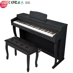 Piano akustik 88 tombol piano digital professionnel piano tegak keyboard
