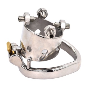 Dispositivo de Castidad de Acero Inoxidable al por Mayor con Catéter, Jaula para Pene Resistente, Control Corporal Cómodo para Hombre - Product Image 1