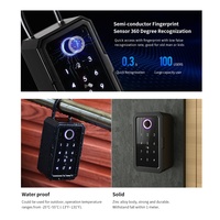 Boîtier à clés intelligente sans clé de voiture et de maison, étanche, avec mot de passe, TTLOCK, application TUYA BLE, verrouillage de porte, magnétique, application, en stock en chine