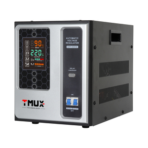 Estabilizador de Tensão Automático TMUX QVR-10KVA com Controle por Relé SVC, Regulador de Tensão com Display Digital, Monofásico, CE/ISO9001 - Product Image 1