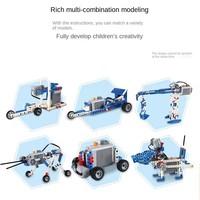 Blok Bangunan Robot Terprogram 9686 Mainan Konstruksi Elektronik Edukatif STEM Kit untuk Usia 6+ BLOCKMOC