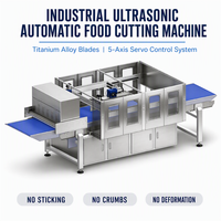 Machine de découpe automatique industrielle à ultrasons Wanlisonic, état neuf, pour gâteaux et pâtisseries