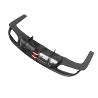 Nouveau diffuseur arrière en fibre de carbone avec feu stop pour kit carrosserie aérodynamique W207 Classe E Coupé