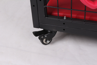 Meubles de bondage BDSM, jeux érotiques pour adultes, jouets sexuels, grande cage en métal et cuir pour chien, dispositifs de retenue pour esclaves, gelances d'entraînement pour femmes et hommes