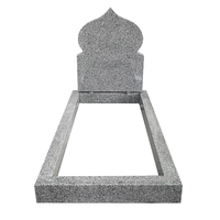 Monument funéraire moderne en granit Indien Noir Rouge Blanc avec motif Aile d'ange, Cœur, Rose et motif musulman Kerbset