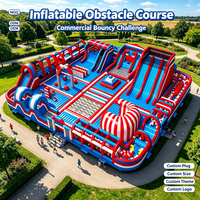 Château gonflable commercial à prix d'usine avec toboggan et trampoline pour location de fêtes d'enfants