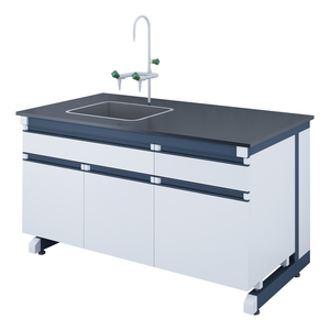 Labor möbel Werkbank Preis mit Waschbecken Labor tisch Tischplatte Lehrer bank für Labor - Product Image 4