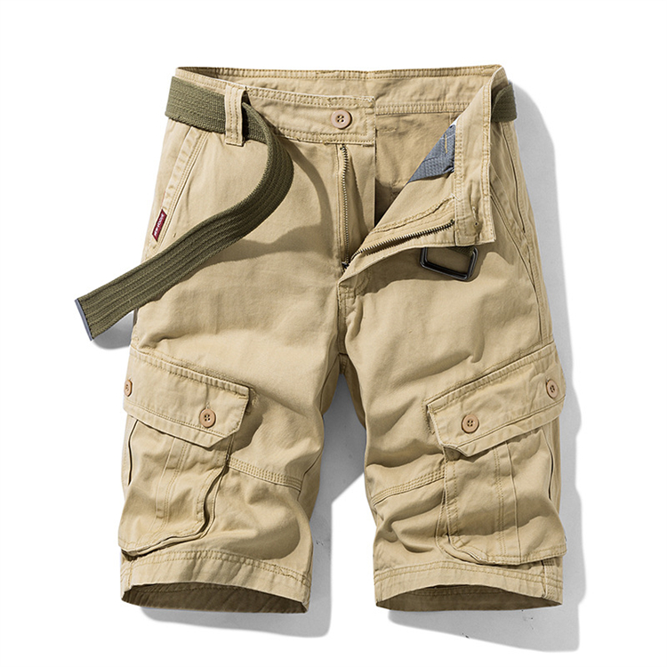 Summer Shorts Japanese Cargo Multi-Bag Shorts Men's Casual