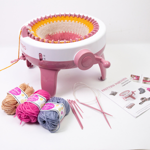Machine à Tricoter Circulaire Automatique SENTRO 40 <span class=keywords><strong>Aiguilles</strong></span> pour <span class=keywords><strong>Chaussettes</strong></span>, Gants, et Ourdissage Crochet, avec Laines, Outil de Tissage Bricolage à Domicile - Product Image 3