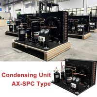 Unité industrielle de type ouvert de condensateur de KH | équipé du compresseur de Copeland ZB21KQE/ZB21KQ | pour le stockage à froid et le refroidissement de processus