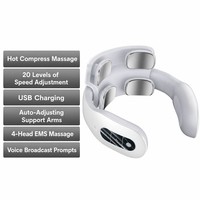 Appareil de massage cervical, machine de massage domestique, dispositif de soutien du cou, appareil de massage dorsal, chauffage rechargeable pour le cou