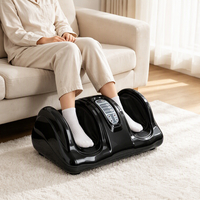 Populaire Appareil de Massage Électrique Pieds et Mollets pour Usage Domestique, Pression d'Air Vibrante Chauffante, Tissus Profonds, pour la Circulation Sanguine des Jambes