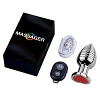 APP-gesteuerter Kabelloser Leuchtender Vibrierender Analplug mit Fernbedienung für Diskretes Outdoor-SM-Spiel Weibliches Erwachsenen-Lustspielzeug