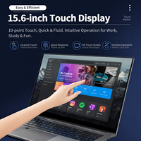 Laptop in Metallo con Schermo Touch da 15.6 Pollici, Nuova 12a Generazione Intel Core I7, Display IPS, Tastiera Inglese, 32GB RAM, 1TB SSD, Vendita all'Ingrosso