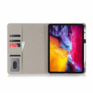<span class=keywords><strong>Custodia</strong></span> a libro retrò in pelle con supporto e tasche per carte per <span class=keywords><strong>iPad</strong></span> <span class=keywords><strong>Pro</strong></span> 12.9" 2020 - Product Image 6