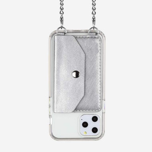 Stylish mobile phone lanyard, card holder, PU leather mobile phone <b>case</b>, card holder, mobile phone back sticker, card holder, - Product Image 4