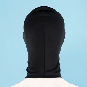Masque <span class=keywords><strong>cagoule</strong></span> <span class=keywords><strong>sexy</strong></span> noir intégral en spandex élastique respirant pour Halloween, cosplay et déguisement - Product Image 4
