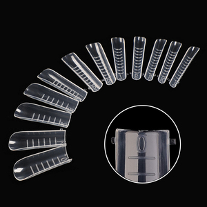 120 Uds. Moldes Cuadrados de Construcción Rápida para Uñas, Doble Forma, Puntas de Extensión de Gel UV Reutilizables, Herramienta de Sistema de Construcción de Uñas para Salón de Manicura y Arte de Uñas - Product Image 3