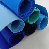 Filtre non tissé aiguilleté uni de poids moyen, 100 % viscose/polyester, respirant et résistant au rétrécissement, 180g/m², 200g/m², 220g/m²