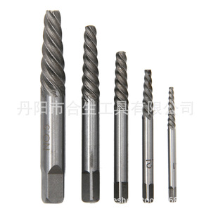 ชุดเครื่องมือถอดสกรูเกลียวแบบสไปรัล 6 ชิ้น ยี่ห้อ Mr. Drill รุ่น Sand Blasted สำหรับสกรูหรือสลักเกลียวที่เสียหาย - Product Image 3