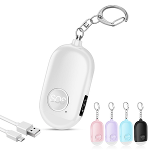 Alarma Personal Recargable Portátil de 130db para Defensa Personal, Seguridad y Protección, con Llavero - Product Image 3