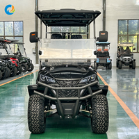 Voiture de golf électrique Robetaa 2026, chariot de golf multifonctionnel chinois, 6 places, batterie au plomb-acide 48V 72V, buggy de golf