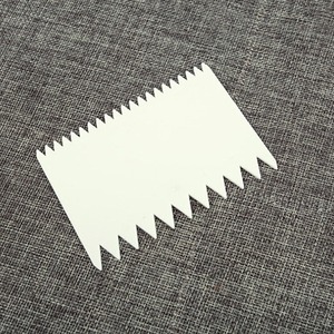 Plastic Scraper Trapezoidal Food Grade For Cake Butter Baking Tools - Product Image 1