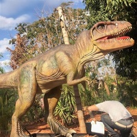 Dinosaure T-Rex Animatronic en métal personnalisé Taille réelle robotique pour parc sportif