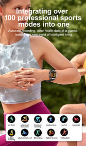 FitCloudPro男士智能手表手电筒1.7 "360*360 IPS显示运动户外健身手表HT30 Ios安卓智能手表 - Product Image 5