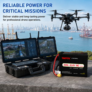 Batterie de drone industrielle 10C à décharge continue 20Ah 45.6V, longue autonomie pour drones de relevé et de cartographie - Product Image 6