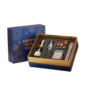 Custom <b>White</b> Card Hot Stamped <b>Gift</b> <b>Boxes</b> for New Year, Factory Direct Small Batch Fast Sampling - Product Image 3
