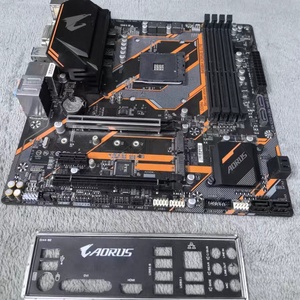 Carte <span class=keywords><strong>m</strong></span>ère de jeu Gigabyte B450M <span class=keywords><strong>Aorus</strong></span> Elite d'occasion, DDR4 128 Go, double canal, SATA, micro-ATX, pour ordinateur de bureau - Product Image 1