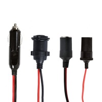 Prise allume-cigare de voiture, rallonge allume-cigare avec interrupteur, câble de connexion pour allume-cigare de voiture