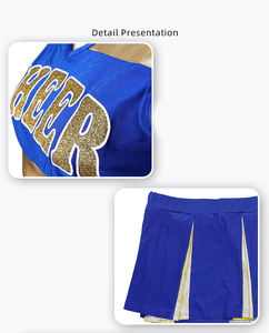 Uniforme de Animadoras sin Mangas de Primera Calidad MANGOES FASHION para Niñas y Adultas, con Logotipo Personalizado OEM, Nuevo, 100% Poliéster de Secado Rápido - Product Image 2