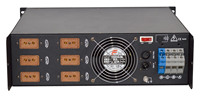 Pack de gradateurs numériques 6 canaux 6 kW 380 V avec double DMX, signal SCR importé, boîtier de gradation de scène en métal, refroidissement par air forcé portable