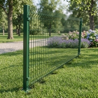 Clôture 3D galvanisée robuste pour enclos de jardin avant, enclos pour animaux de compagnie, conception personnalisée OEM ODM, clôture 3D courbe élégante