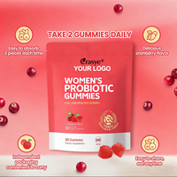 Gummies pour l'équilibre féminin, vente chaude aux États-Unis, OEM/ODM, santé vaginale, probiotiques, équilibre hormonal, supplément de vitamine C