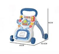 Jouets pour bébés Baohan, jouet marcheur, jouets d'activités pour bébés, usine avec tableau magnétique, musique pour l'apprentissage, poussettes, marcheurs