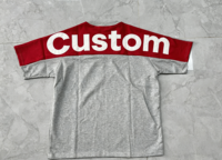 T-shirts personnalisés brodés 100 % coton, vente en gros, unisexe, épaules tombantes, coupe oversize, qualité lourde 280g, pour hommes et femmes