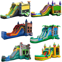 Structure gonflable commerciale en PVC de qualité supérieure pour enfants et tout-petits, taille et couleur personnalisables, installation facile