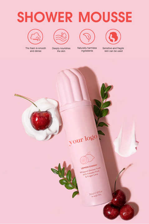 Hot Sale Herbal Bath Mousse Whitening Refreshing Women's Silky Skin Bubble Shower Gel Perfumed with Gentle Moisture Nourish