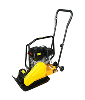 Compacteur à plaques vibrant Dingding Hengxin modèle 170, 5,5 CV, 55 kg, moteur essence, haute efficacité pour asphalte et sol