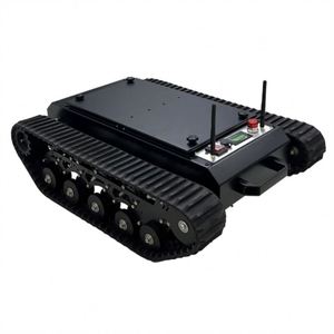 Chasis <span class=keywords><strong>de</strong></span> Robot Tanque WD en Oferta, 4 Ruedas, Tr500, Todoterreno, Capacidad <span class=keywords><strong>de</strong></span> Carga <span class=keywords><strong>de</strong></span> 65 kg, Velocidad <span class=keywords><strong>de</strong></span> 0-6.2 km/h - Product Image 1