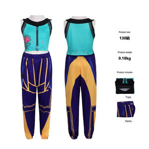 Nuevo Disfraz de Halloween para Niña, Disfraz de Demonio K-pop Hunter, Conjunto de Ropa de Cantante Popular para Niña, Disfraz Negro y Dorado para Niña - Product Image 4