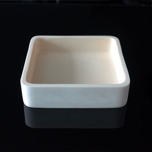 150*160mm Alsint C795 C799 Al2O3 99.7% caja de cerámica de óxido de aluminio para crisol - Product Image 3