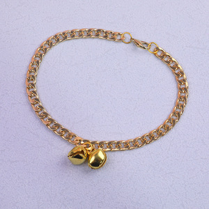 Collar de metal con campana para perros y gatos, tamaño ajustable, accesorio para el cuello de gatitos y perros, campana de acero inoxidable estilo hip-hop. - Product Image 2