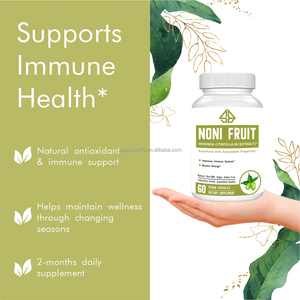 Extrait de fruit de Noni (Morinda Citrifolia) 8:1, 60 capsules végétales, antioxydant, soutien immunitaire, complément alimentaire - Product Image 3