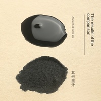 Encre noire riche faite à la main à base de suie d'huile Red Star, 250g/500g, grande bouteille, pratique de la calligraphie pour les étudiants, peinture chinoise, Shandong