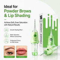 POPU Omni V2 3MS Aiguilles de cartouche PMU à pointe ouverte pour ombrage à la poudre, sourcils, lèvres et maquillage permanent